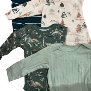 Member's Mark Baby 4-Pack Organic Cotton Bodysuits